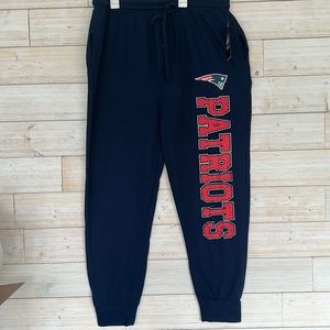 NWT NFL Team Apparel Sleepwear Patriots Waffle Knit Pants- size XL